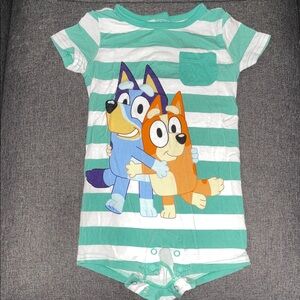 Little Sleepies Bluey Shorty Romper